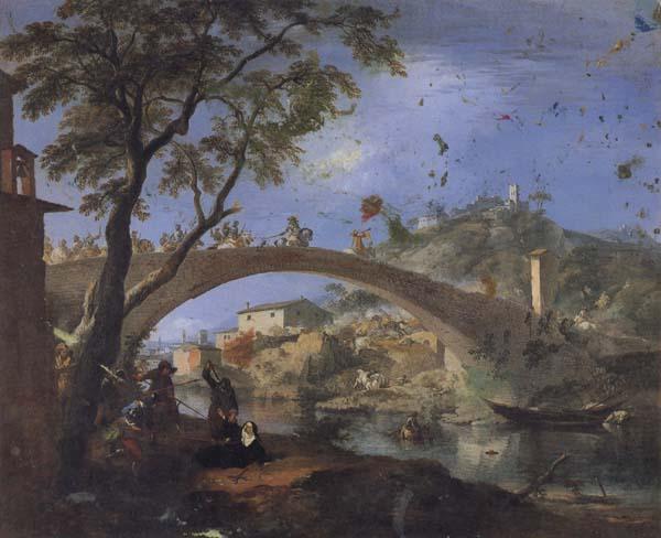 Pandolfo Reschi An Armed Assault on a Convent oil painting picture